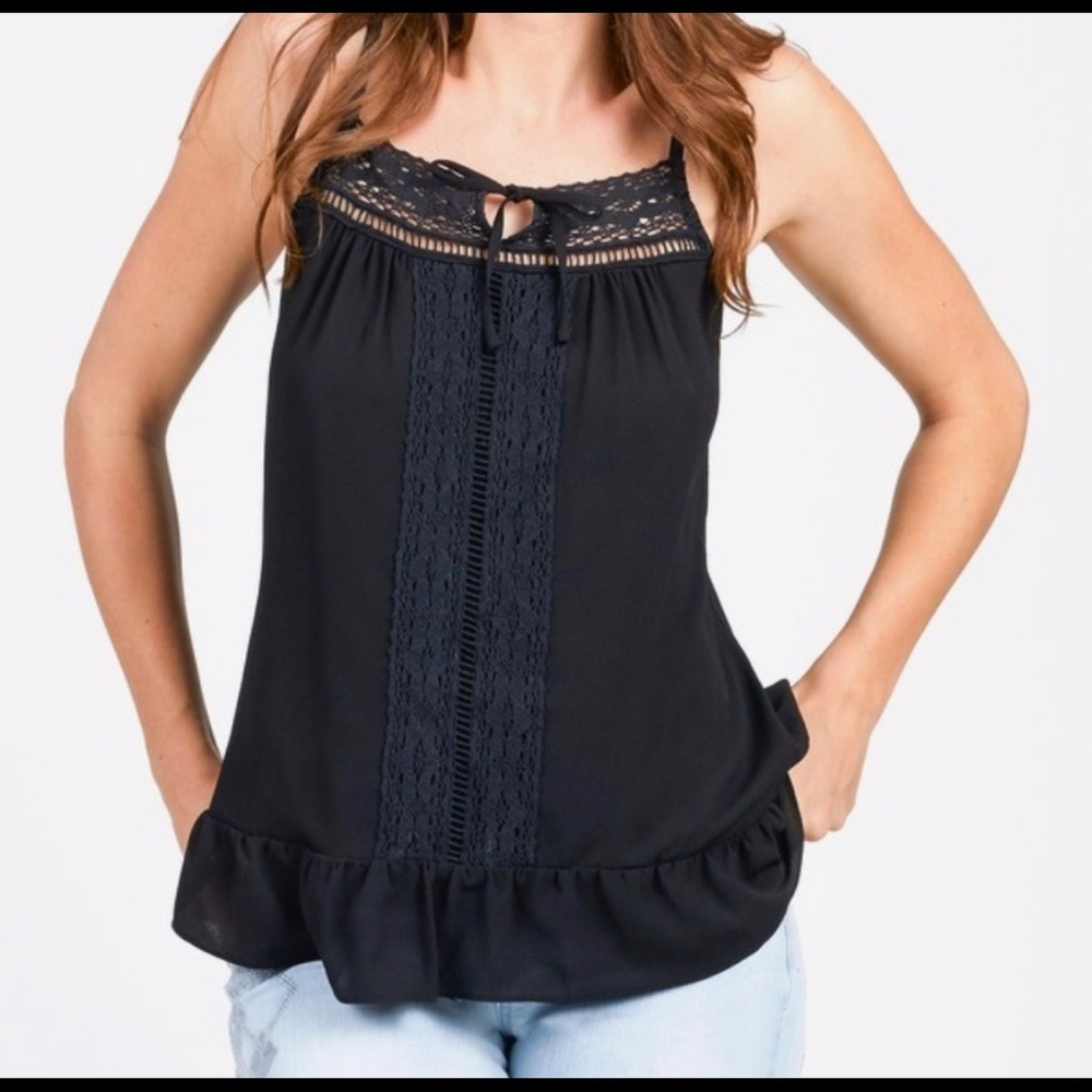 NWOT Octavia Black Tank Top Size